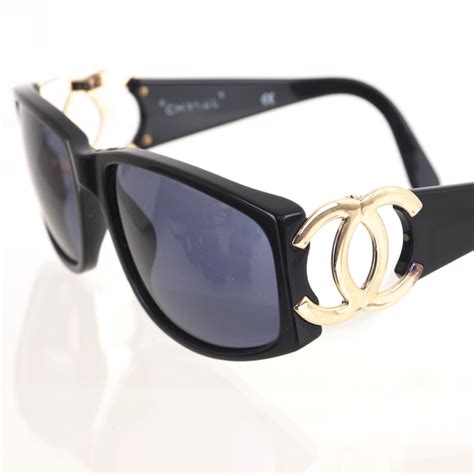 chanel side logo sunglasses